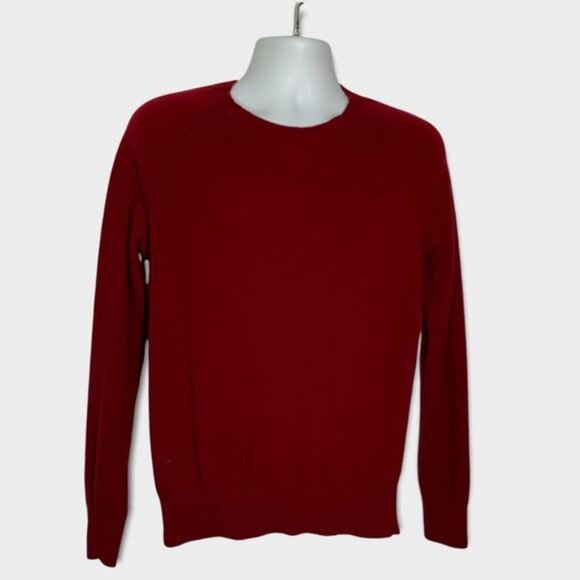 Banana?Republic Merino?Wool Blend Red Sweater Size M - Picture 1 of 5